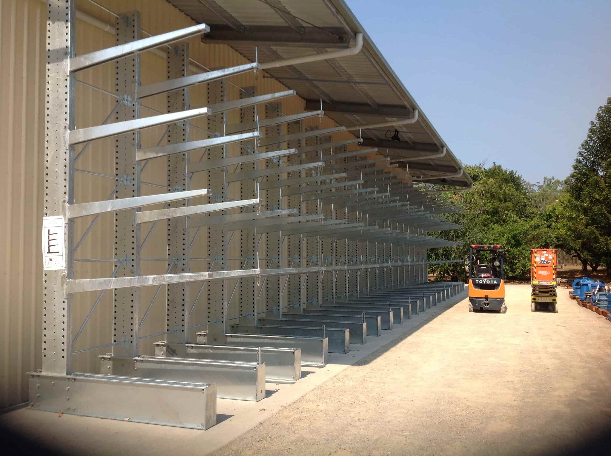 Struggling to Store Long, Bulky Items? Discover Kingmore's Cantilever Racking Solution!